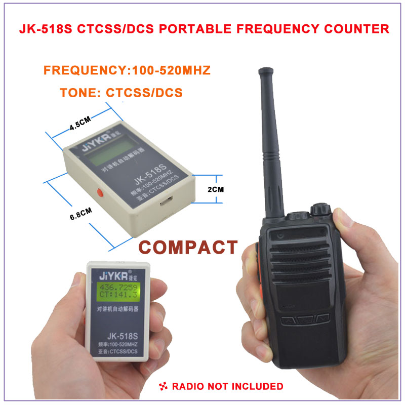 JK-518S ޴ ļ, ctcss & dcs 2 in 1 ļ ī 100-520 mhz, ctcss/dcs ļ 